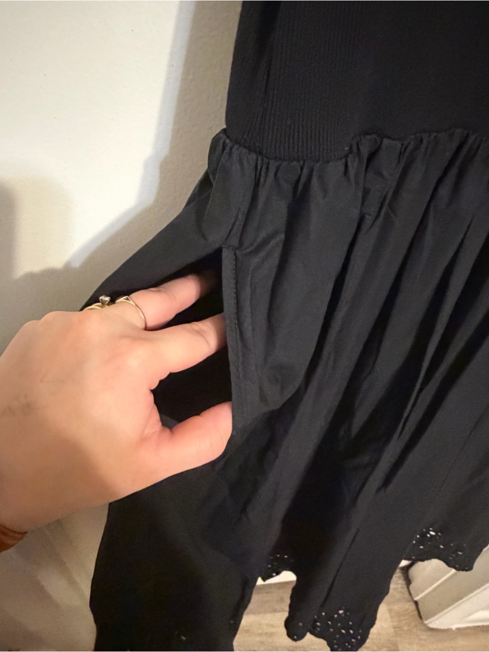 GAP Black Asymmetrical Sleeveless Dress - Picture 3 of 7